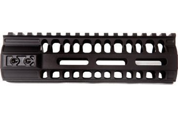 Image of 2a Armament 2a Bl-rail M-lok 7'' Black Titanium Barrel Nut Ar-15