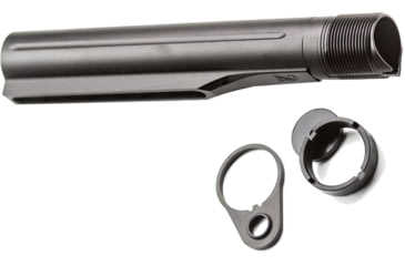 Image of 2A Armament 8 Position Billet Buffer Tube, AR10, Mil Spec, Black, 2A-BTA8-1