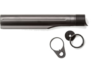 Image of 2A Armament 8 Position Billet Buffer Tube, AR10, Mil Spec, Black, 2A-BTA8-1