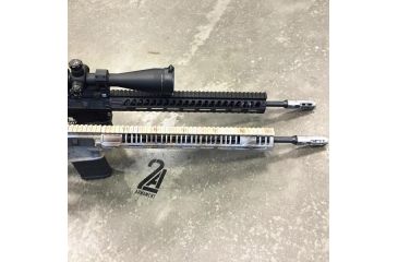 Image of 2A Armament M-LOK Xanthos Vertical Cut 308 Rail, Black, 15in, 2A-XRVC-15
