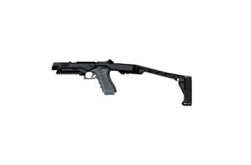 Image of 2nd Amendment 1791 LLC Roni Corporation Nano Roni Glock 17/19/19X/22/23/25/31/32/45 Gen 3-5 Black with Brace, NR-G1719-STAB-BLK