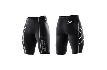 Image of 2XU Wmns Compress Short Blk Lg 1932B BLK/BLK L