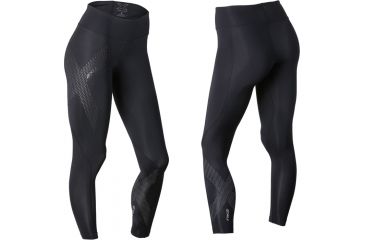 Image of 2XU Wm Mid-rise Ct Black Sm 2864B BLK/DRF S