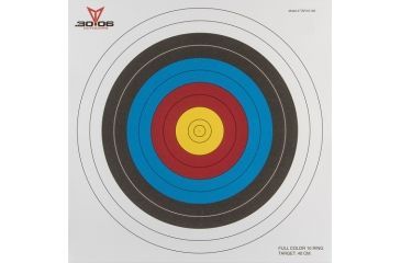 Image of 30-06 Outdoors Paper Archery Target, 10-ring, 17x17in, 100ct, TAR10-100