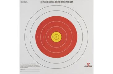 Image of 30-06 Outdoors 100 yd Small Bore Rifle Target 20ct Packaged, White, TARSBRT-20
