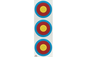 Image of 30-06 Outdoors Vertical 3 Spot Target 100ct, White, TAR3V-100
