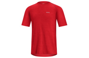 Image of GOREWEAR Mens R5 Running Shirt in Red XS Slim fit 8EDA0735, 100614-3500-S