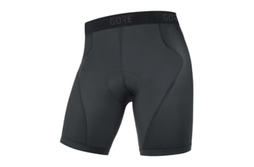 Image of GOREWEAR Mens C3 Liner Cycling Short Tights+ in Black XL Form fit 5619E866, 100128-9900-XXL