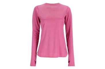 Image of Simms Fishing Products SolarFlex Crew - Womens, Fuchsia Heather, S, 13670-1018-20