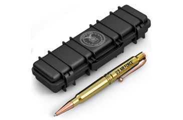Image of Old Southern Brass U.S. Air Force .308 Real Bullet Casing Twist Pen - Polished Brass 60C60016, OSB-308TP-AFBRASS