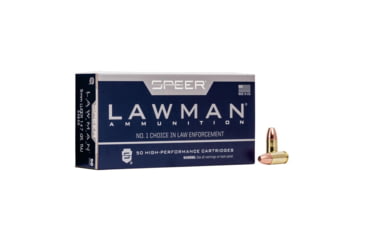 Image of CCI Ammunition Speer Lawman 9mm Luger 147gr TMJ Ammo, 1000rd Case, 53620 CASE