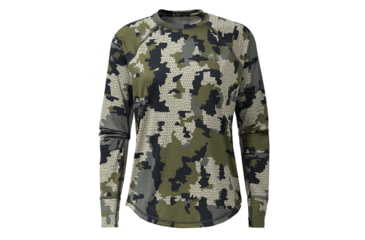 Image of KUIU Gila Long Sleeves Crew Hunting Shirt - Women's, Verde, XL, Adult, Female, 7583866454174