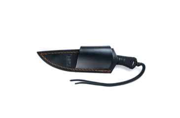 Image of Montana Knife Company BLACK/ORANGE SPEEDGOAT 2.0 LEATHER SHEATH - HORIZONTAL BELT CARRY 103D3E95, MKC-001074