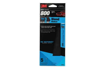 Image of 3M 03022 Wetordry Sandpaper 800 Grit, 3 2/3in x 9, 7100100349