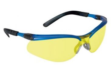 Image of 3M BX Protective Eyewear, Light Amber Anti-Fog Lens, Ocean Blue Frame, 20/CS 11524-00000-20