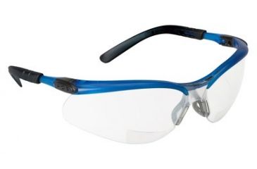 Image of 3M BX Reader Protective Eyewear,Ocean Blue Frame,Inside/Outside Mirror Lens,+ 2.5 Diopter,20ea/case 11475-00000-20