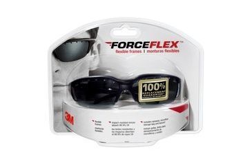Image of 3M ForceFlex Flexible Safety Eyewear,Dark Blue Frame/Gray Lens, 90897-80025