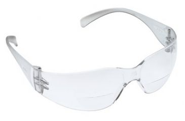 Image of 3M Virtua Reader Protective Eyewear 11515-00000-20, Clear Anti-Fog Lens, Clear Temple, +2.5 Diopter, Case