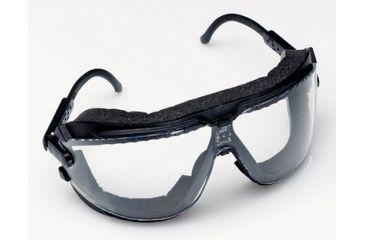 Image of 3M Lexa Dust GogglesGear Safety Goggles,Black Frame,Clear Lens,Medium,10/case 16615-00000-10
