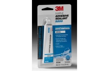 Image of 3M Marine Adhesive Sealant Fast Cure,White,1oz 6535
