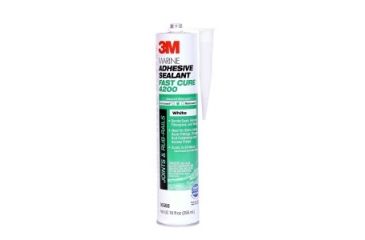 Image of 3M Marine Adhesive Sealant Fast Cure,White,10fl oz 6560