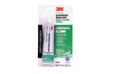 Image of 3M Marine Adhesive Sealant Fast Cure,White,3oz 5260