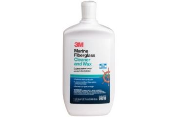 Image of 3M Marine Fiberglass Cleaner and Wax Liquid,1 Liter 9010