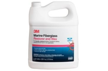 Image of 3M Marine Fiberglass Restorer and Wax Liquid,1 Gallon 9007