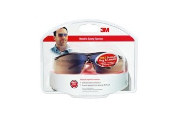 Image of 3M Metallic Safety Eyewear,Metal Frame,Mirror Lens 90788-80025