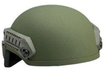 Image of Avon Protection MICH High-Cut Combat Helmet w/ Rail, D3O Suspension, BOA Retention, Green, Large, 98009004395