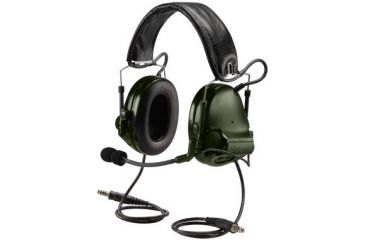 Image of 3M Peltor ComTac Electronic Headset FB Dual Comm NATO Foliage Green MT17H682FB19FG