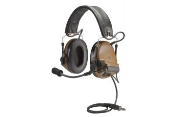 Image of 3M Peltor ComTac Electronic Headset, FB Single Comm NATO, Coyote Brown MT17H682FB47CY