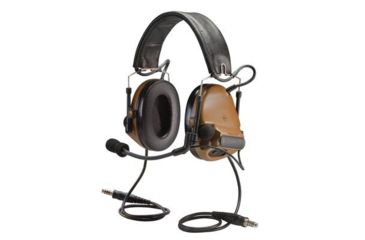 Image of 3M PELTOR COMTAC III ACH Communication Headset, Dual COMM, 20in Straight Dual Downlead, Coyote Brown MT17H682FB-19 CYH 1 EA/Case