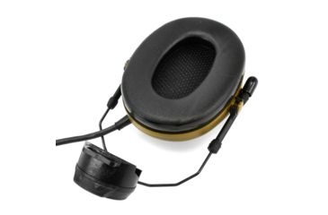 Image of 3M PELTOR COMTAC III ACH Communication Headset, Single COMM, Accessory Rail Connector, Coyote Brown MT17H682P3AD-47 CY 1 EA/Case