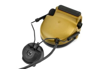 Image of 3M PELTOR COMTAC III ACH Communication Headset, Single COMM, Accessory Rail Connector, Coyote Brown MT17H682P3AD-47 CY 1 EA/Case