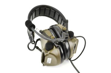 Image of 3M PELTOR COMTAC III ACH Tactical Communication Headset, Single COMM, Headband, MT17H682FB-47 GN