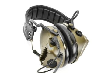 Image of 3M PELTOR COMTAC III ACH Tactical Communication Headset, Single COMM, Headband, MT17H682FB-47 GN