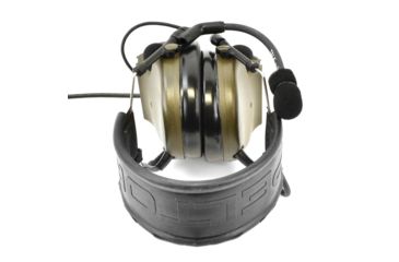 Image of 3M PELTOR COMTAC III ACH Tactical Communication Headset, Single COMM, Headband, MT17H682FB-47 GN