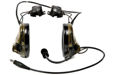 Image of 3M PELTOR COMTAC III ARC Accessory Rail Connector Tactical Communication Headset MT17H682P3AD-47 GN, Single COMM, Rail Attached, 1 EA/Case