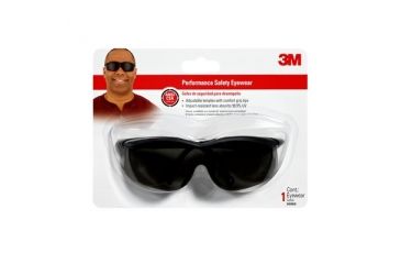 Image of 3M Performance Safety Eyewear,Black Frame,Gray Lens,Ea 90969-00001