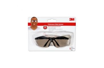 Image of 3M Performance Safety Eyewear, Black Frame, Indoor/Outdoor Mirror Lens 90974-80025T