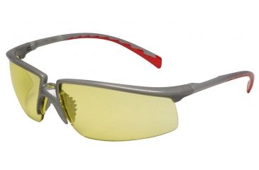 Image of 3M Privo Protective Eyewear, Amber Anti-Fog Lens, Silver Frame, 20/CS 12267-00000-20