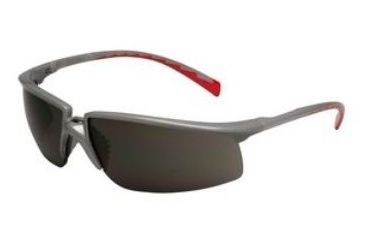 Image of 3M Privo Protective Eyewear, Gray Anti-Fog Lens, Silver Frame, 20/CS 12266-00000-20