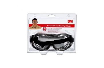 Image of 3M Professional Chemical Splash/Impact Goggle,Clear Anti-Fog Lens,Ea 91264-80025