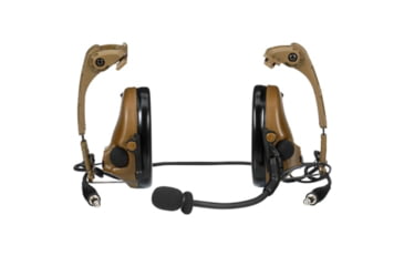 Image of 3M V Headset, IHPS Attachment w/ Dual Lead, Coyote Brown, MT20H682HPS-19 CY