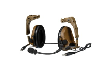 Image of 3M V Headset, IHPS Attachment w/ Dual Lead, Coyote Brown, MT20H682HPS-19 CY