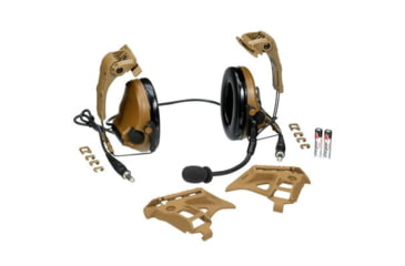 Image of 3M V Headset, IHPS Attachment w/ Dual Lead, Coyote Brown, MT20H682HPS-19 CY