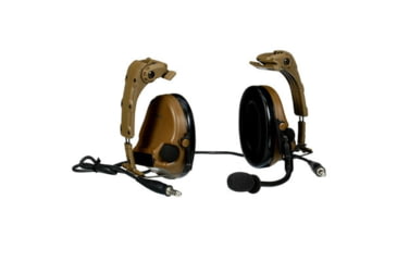 Image of 3M V Headset, IHPS Attachment w/ Dual Lead, Coyote Brown, MT20H682HPS-19 CY