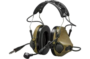 Image of 3M VIII Multi Comm Headset, AS 12-Pin DL, Coyote Brown, MT14H418A-21 CY