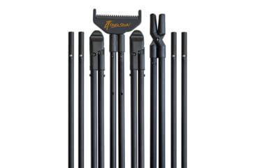 Image of 4 Stable Sticks Mountain Shooting Stick, Black, MOUNTAIN